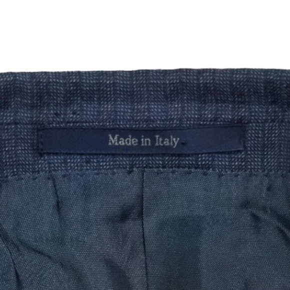 Ermenegildo Zegna Trofeo Tonal Stripe Blazer 100% Wool 100% Cupro | Men's US 46L - Picture 8 of 11